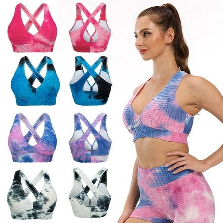 Women s Seamless Yoga Sports Bra Running Longline Top Gym Vest Comfort Stretch