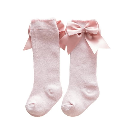 Binpure Baby Girl Below Knee Socks Solid Color Bow Decor Stockings Breathable Clothing Accessory
Binpure Baby Girl Below Knee Socks Solid Color Bow Decor Stockings Breathable Clothing Accessory
