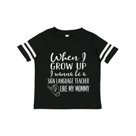 Inktastic Future Sign Language Teacher Like Mommy Gift Toddler Boy or Toddler Girl T-Shirt
Inktastic Future Sign Language Teacher Like Mommy Gift Toddler Boy or Toddler Girl T-Shirt