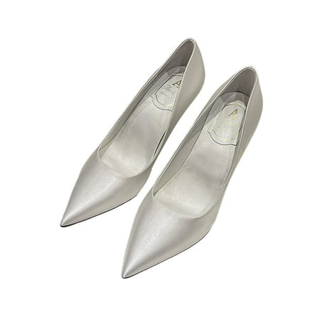 Sanviglor Ladies Dress Shoes High Heel Stiletto Heels Slip On Pumps Casual Fashion Comfort Bridal Pointed Toe White 7cm 2.5Y
Sanviglor Ladies Dress Shoes High Heel Stiletto Heels Slip On Pumps Casual Fashion Comfort Bridal Pointed Toe White 7cm 2.5Y