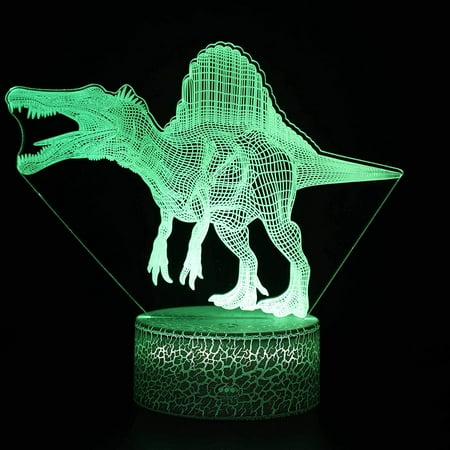 Dinosaur 3D Night Light 16 Color Change Lamp Acrylic Flat ABS Base USB Charger Home Decoration Toy Brithday Xmas Kid Children Gift
Dinosaur 3D Night Light 16 Color Change Lamp Acrylic Flat ABS Base USB Charger Home Decoration Toy Brithday Xmas Kid Children Gift