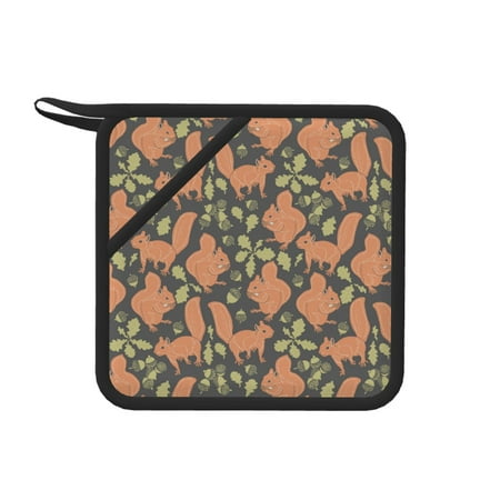 1 PCS Pot Holders for Kitchen - Heat Resistant Silicone Pot Holders with Hanging Loop Illustration Cartoon Cute Squirrel Non Slip Oven Hot Pads Potholders for Decor Baking Cooking Kitchen
1 PCS Pot Holders for Kitchen - Heat Resistant Silicone Pot Holders with Hanging Loop Illustration Cartoon Cute Squirrel Non Slip Oven Hot Pads Potholders for Decor Baking Cooking Kitchen