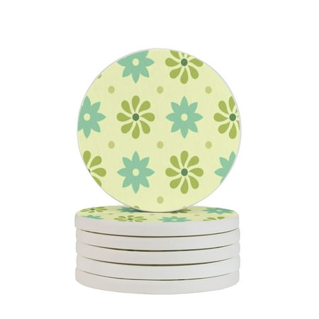 Circular Drink Coasters Set Seamless Pattern Beautiful Home Decor Diatomite Heat-Resistant Diatomite Protect Table Countertop 
Circular Drink Coasters Set Seamless Pattern Beautiful Home Decor Diatomite Heat-Resistant Diatomite Protect Table Countertop