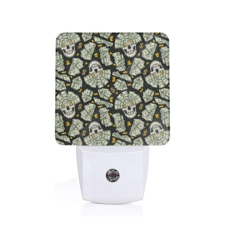 Sigee Skull with Dollar for Night Lights Plug into Wall Dusk to Dawn Sensor Warm White Led Night Light 0.5W for Kid Hallway
Sigee Skull with Dollar for Night Lights Plug into Wall Dusk to Dawn Sensor Warm White Led Night Light 0.5W for Kid Hallway