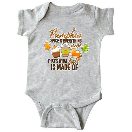 Inktastic Pumpkin Spice & Everything Nice Thats What Fall is All About Gift Baby Boy or Baby Girl Bodysuit
Inktastic Pumpkin Spice & Everything Nice Thats What Fall is All About Gift Baby Boy or Baby Girl Bodysuit