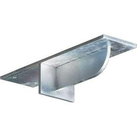 3 in. W x 10 in. D x 2 in. H Heaton Hidden Support Bracket with 6 in. Support Depth Steel