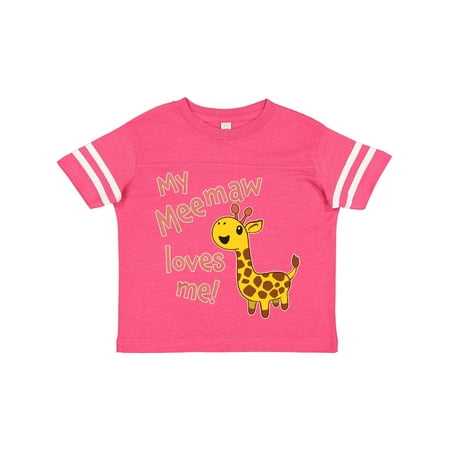 Inktastic My Meemaw Loves Me- Cute Giraffe Gift Toddler Boy or Toddler Girl T-Shirt
Inktastic My Meemaw Loves Me- Cute Giraffe Gift Toddler Boy or Toddler Girl T-Shirt