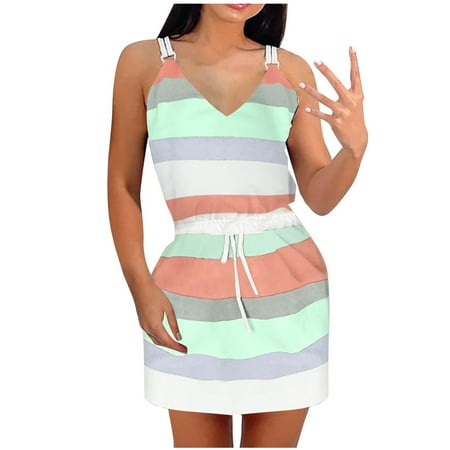 Juebong Women s Fashion V Neck Printed Sleeveless Suspenders Packets Pullover Dress
Juebong Women s Fashion V Neck Printed Sleeveless Suspenders Packets Pullover Dress