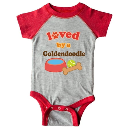 Inktastic Goldendoodle Dog Poodle Golden Retriever Gift Baby Boy or Baby Girl Bodysuit