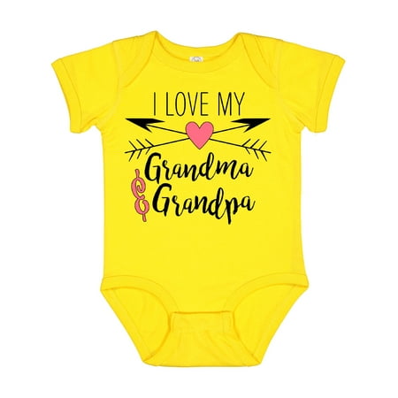 Inktastic I Love My Grandma and Grandpa Heart and Arrows Gift Baby Boy or Baby Girl Bodysuit
Inktastic I Love My Grandma and Grandpa Heart and Arrows Gift Baby Boy or Baby Girl Bodysuit