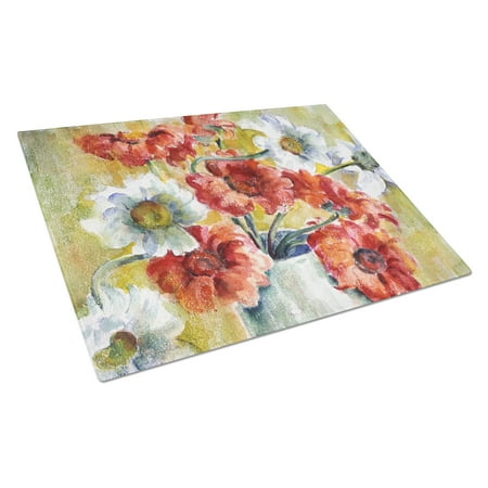 Carolines Treasures GFGO0028LCB Flowers by Fiona Goldbacher Glass Cutting Board Large 12H x 16W multicolor
Carolines Treasures GFGO0028LCB Flowers by Fiona Goldbacher Glass Cutting Board Large 12H x 16W multicolor