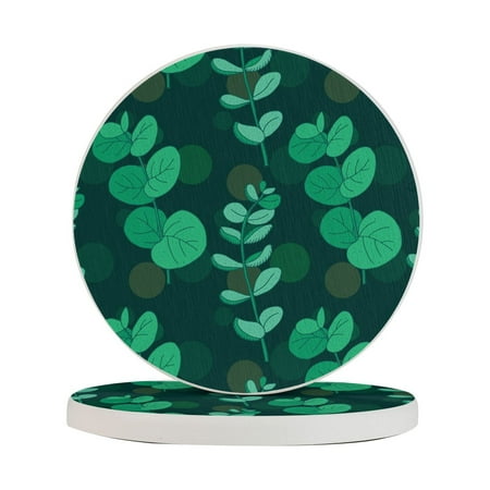 Circular Drink Coasters Set Eucalyptus Patt Pattern Beautiful Home Decor Diatomite Heat-Resistant Diatomite Protect Table Countertop
Circular Drink Coasters Set Eucalyptus Patt Pattern Beautiful Home Decor Diatomite Heat-Resistant Diatomite Protect Table Countertop