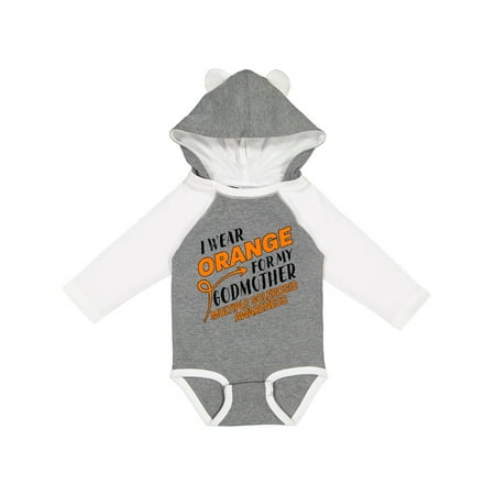 Inktastic I Wear Orange for my Godmother- Multiple Sclerosis awareness Gift Baby Boy or Baby Girl Long Sleeve Bodysuit
Inktastic I Wear Orange for my Godmother- Multiple Sclerosis awareness Gift Baby Boy or Baby Girl Long Sleeve Bodysuit
