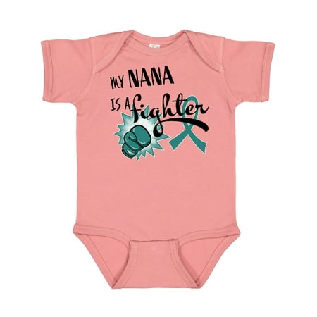 Inktastic Ovarian Cancer Awareness My Nana is a Fighter Gift Baby Boy or Baby Girl Bodysuit
Inktastic Ovarian Cancer Awareness My Nana is a Fighter Gift Baby Boy or Baby Girl Bodysuit
