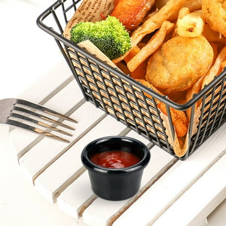 XINHUADSH Dipping Bowl Safe 6cm 50ml Black Mini Dipping Cup American Tableware Anti-scratch Excellent for Restaurant
XINHUADSH Dipping Bowl Safe 6cm 50ml Black Mini Dipping Cup American Tableware Anti-scratch Excellent for Restaurant