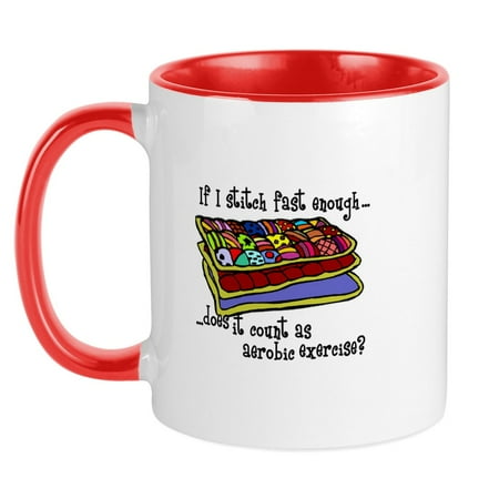 CafePress - Quilting Aerobics Mug - Ceramic Coffee Tea Novelty Mug Cup 11 oz
CafePress - Quilting Aerobics Mug - Ceramic Coffee Tea Novelty Mug Cup 11 oz