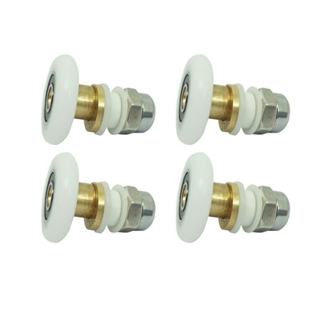 4 Pcs 25.5mm Shower Glass Sliding Door Hanging Wheel Roller Bathroom Sliding Cabinet Eccentric Pulleys
4 Pcs 25.5mm Shower Glass Sliding Door Hanging Wheel Roller Bathroom Sliding Cabinet Eccentric Pulleys