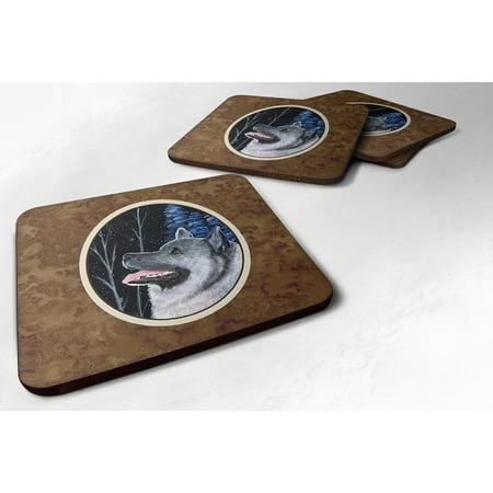 Carolines Treasures SS8398FC Starry Night Norwegian Elkhound Foam Coaster Set of 4 3 1/2 x 3 1/2 multicolor
Carolines Treasures SS8398FC Starry Night Norwegian Elkhound Foam Coaster Set of 4 3 1/2 x 3 1/2 multicolor