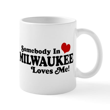 CafePress - Somebody In Milwaukee Loves Me Mug - 11 oz Ceramic Mug - Novelty Coffee Tea Cup 
CafePress - Somebody In Milwaukee Loves Me Mug - 11 oz Ceramic Mug - Novelty Coffee Tea Cup