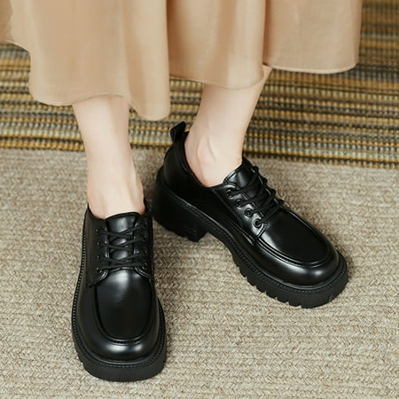 Cathalem Womens Rubber Boots Size 8 Fashion Women Artificial Leather Solid Color Autumn Thick Sole Square Heels Lace Up Short Shoes Black 7.5
Cathalem Womens Rubber Boots Size 8 Fashion Women Artificial Leather Solid Color Autumn Thick Sole Square Heels Lace Up Short Shoes Black 7.5