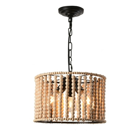 Wuzstar Rustic Farmhouse Wood Beaded Chandelier Adjustable Height Pendant Lighting Fixture for Dining Room Living Room Bedroom
Wuzstar Rustic Farmhouse Wood Beaded Chandelier Adjustable Height Pendant Lighting Fixture for Dining Room Living Room Bedroom