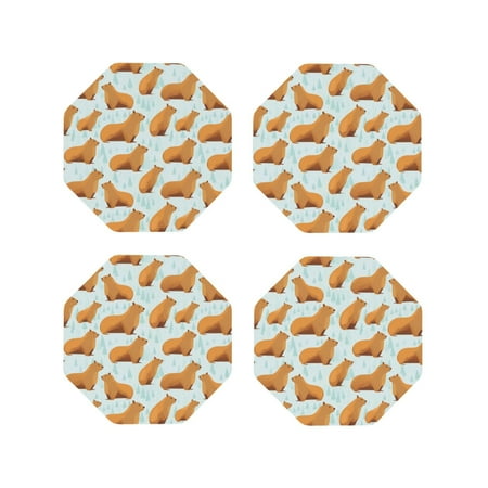 Leather Coasters with Heat-resistant for Drinks Capybara Plant Print -标题2 Octagon
Leather Coasters with Heat-resistant for Drinks Capybara Plant Print -标题2 Octagon