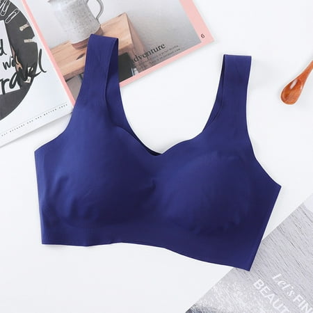 ALSLIAO Womens Seamless Wireless Bras Padded Bralette Yoga Running Sports Crop Tops Vest Sapphire 2XL
ALSLIAO Womens Seamless Wireless Bras Padded Bralette Yoga Running Sports Crop Tops Vest Sapphire 2XL