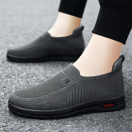 Fashion Summer And Autumn Men Sneakers Fly Woven Mesh Flat Slip On Comfortable Grey 9
Fashion Summer And Autumn Men Sneakers Fly Woven Mesh Flat Slip On Comfortable Grey 9