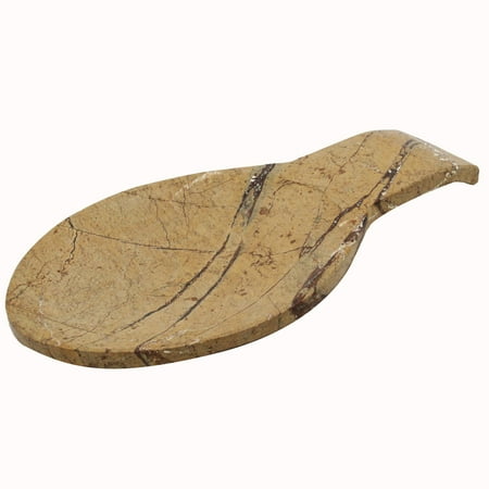 Jodhpuri Brown Marble Spoon Rest
