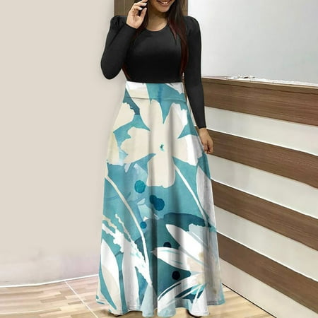 Aueoeo Womens Dresses for Wedding Guest Long Midi Dresses for Women Women s Floral Print Long Sleeve Crewneck Long Dress Beach Casual Maxi Sundress
Aueoeo Womens Dresses for Wedding Guest Long Midi Dresses for Women Women s Floral Print Long Sleeve Crewneck Long Dress Beach Casual Maxi Sundress