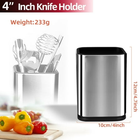 Kitchen Organizer & Storage Kitchen Cutlery Knife Holder Kitchen Container Spoon Fork Storage Knife Block Holder Flatware Rack