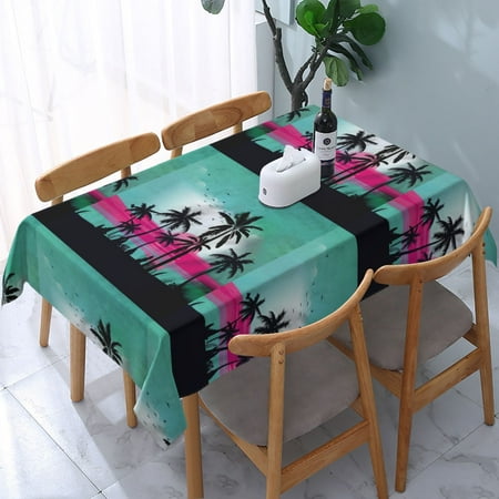 Tablecloth Palm-Tree Table Cloth For Rectangle Tables Waterproof Resistant Picnic Table Covers For Kitchen Dining/Party(54x72in)
Tablecloth Palm-Tree Table Cloth For Rectangle Tables Waterproof Resistant Picnic Table Covers For Kitchen Dining/Party(54x72in)