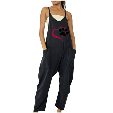 FAVIPT Plus Size Jumpsuits for Women Clearance Women s Casual Summer Jumpsuits Sleeveless Loose Adjustbale Spaghetti Strap Baggy Overalls Jumpers with Pockets
FAVIPT Plus Size Jumpsuits for Women Clearance Women s Casual Summer Jumpsuits Sleeveless Loose Adjustbale Spaghetti Strap Baggy Overalls Jumpers with Pockets