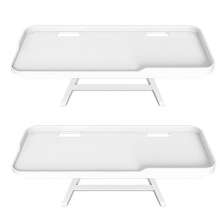 CHAMAIR Router Organizer Rack Punch-free TV Media Box Router Shelf Organizer (White)
