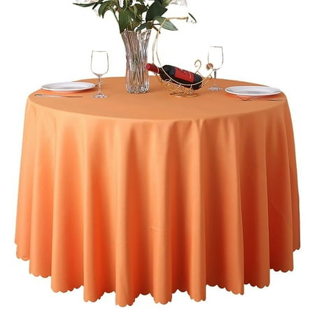 2 Pack Round Tablecloth Solid Color Polyester Circle Table Protector Washable No Pilling Table Cover For Hotel Wedding Party Banquet Business-Orange-1.8m
2 Pack Round Tablecloth Solid Color Polyester Circle Table Protector Washable No Pilling Table Cover For Hotel Wedding Party Banquet Business-Orange-1.8m