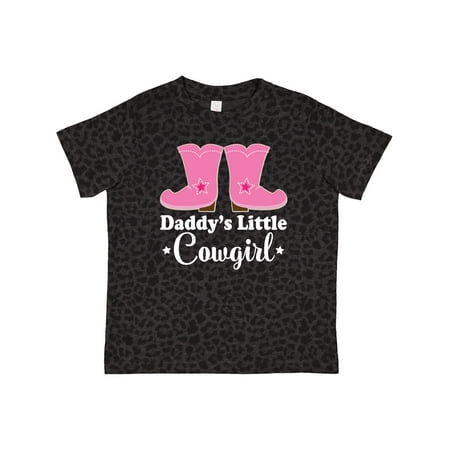 Inktastic Daddys Little Cowgirl Gift Toddler Toddler Girl T-Shirt