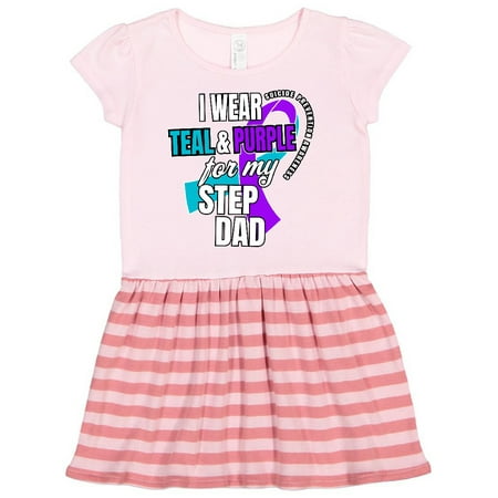 Inktastic Suicide Prevention I Wear Teal and Purple for My Step Dad Gift Toddler Girl Dress
Inktastic Suicide Prevention I Wear Teal and Purple for My Step Dad Gift Toddler Girl Dress