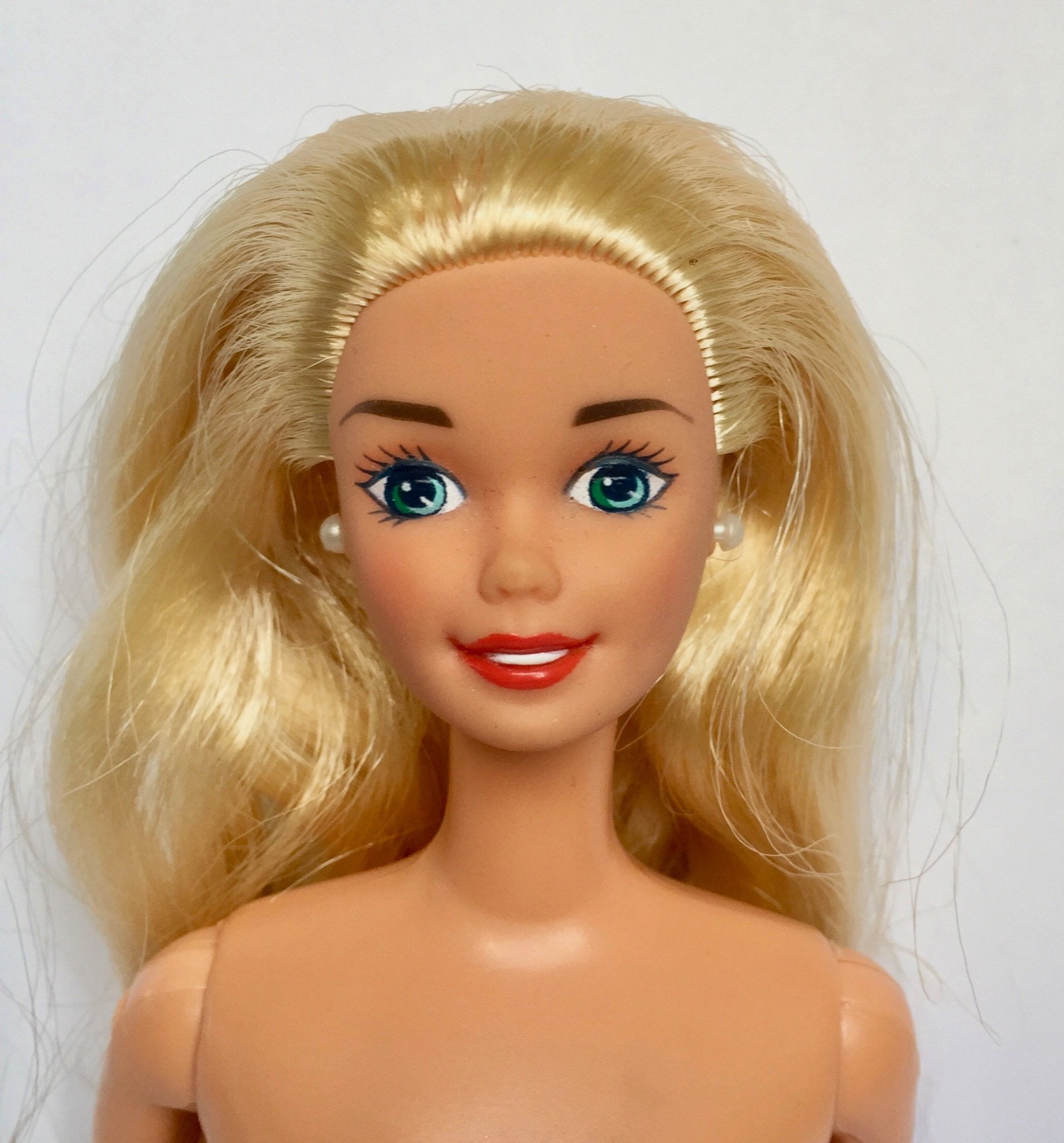 Vintage My Size Barbie Doll Mattel Blonde Blue Eyes Tall Nude My Xxx