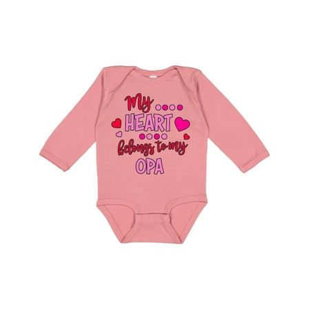 Inktastic My Heart Belongs to my Opa Gift Baby Boy or Baby Girl Long Sleeve Bodysuit
Inktastic My Heart Belongs to my Opa Gift Baby Boy or Baby Girl Long Sleeve Bodysuit