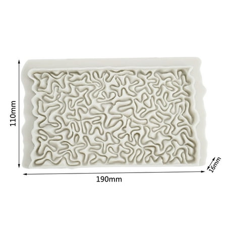 Bowake Rose Folded Cake Mould Ruffled Fondant Surrounding Silicone Tool