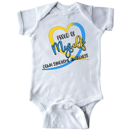 Inktastic Proud of Myself Down Syndrome Awareness Heart Ribbon Gift Baby Boy or Baby Girl Bodysuit
Inktastic Proud of Myself Down Syndrome Awareness Heart Ribbon Gift Baby Boy or Baby Girl Bodysuit