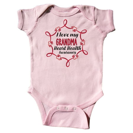 Inktastic I Love My Grandma Heart Health Awareness Gift Baby Boy or Baby Girl Bodysuit
Inktastic I Love My Grandma Heart Health Awareness Gift Baby Boy or Baby Girl Bodysuit