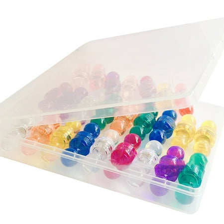 TRINGKY 50 PCS Fridge Magnets Assorted Color Magnets Multi-Use Premium Brushed Nickel Colorful/Transparent Optional
TRINGKY 50 PCS Fridge Magnets Assorted Color Magnets Multi-Use Premium Brushed Nickel Colorful/Transparent Optional