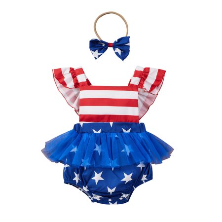 Baby Girls Bodysuits Boys 4Th-Of-Julytarstriped Printed Lace Romper Bodysuit
Baby Girls Bodysuits Boys 4Th-Of-Julytarstriped Printed Lace Romper Bodysuit