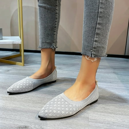HIBRO Ladies Fashion Solid Color Mesh Breathable Pointed Toe Shallow Flat Casual Shoes
HIBRO Ladies Fashion Solid Color Mesh Breathable Pointed Toe Shallow Flat Casual Shoes