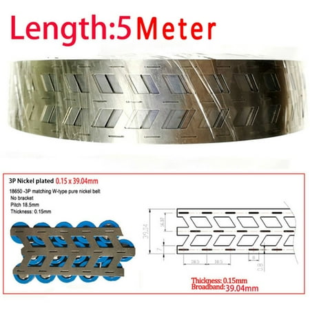 0.15*39.04mm nickel plated with nickel strip 3P battery welding strip