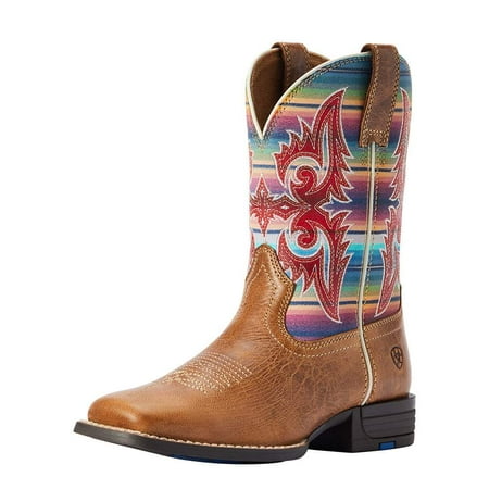 Ariat Boys 10042595 Tan Lonestar Ridge Serape Cowgirl Boot 1 M Brown