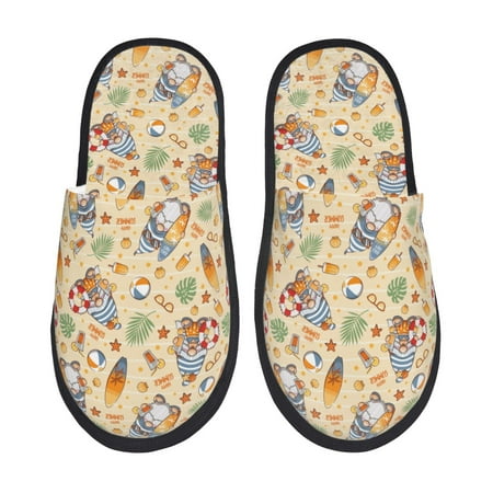Sigee Happy Summer With Gnome for Cozy Furry Slippers Super Soft Indoor and Outdoor Use Non-Slip Sole Slip On House Slippers-Medium
Sigee Happy Summer With Gnome for Cozy Furry Slippers Super Soft Indoor and Outdoor Use Non-Slip Sole Slip On House Slippers-Medium