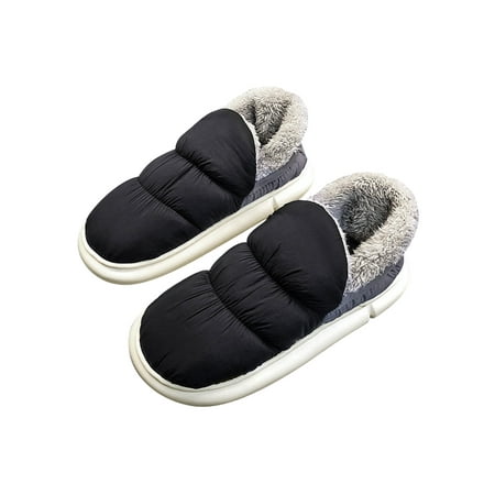 Oucaili Womens Winter Slipper Slip On House Shoe Cozy Slippers Soft Plush Warm Snow Boots Mens Shoes Black 7
Oucaili Womens Winter Slipper Slip On House Shoe Cozy Slippers Soft Plush Warm Snow Boots Mens Shoes Black 7