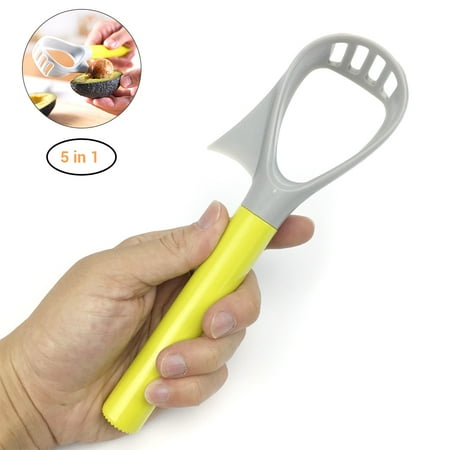 5 in 1 Avocado Slicing Tool Pitter Core Remover Fruit Tool Plastic Vegetable Masher Kitchen Accessories
5 in 1 Avocado Slicing Tool Pitter Core Remover Fruit Tool Plastic Vegetable Masher Kitchen Accessories